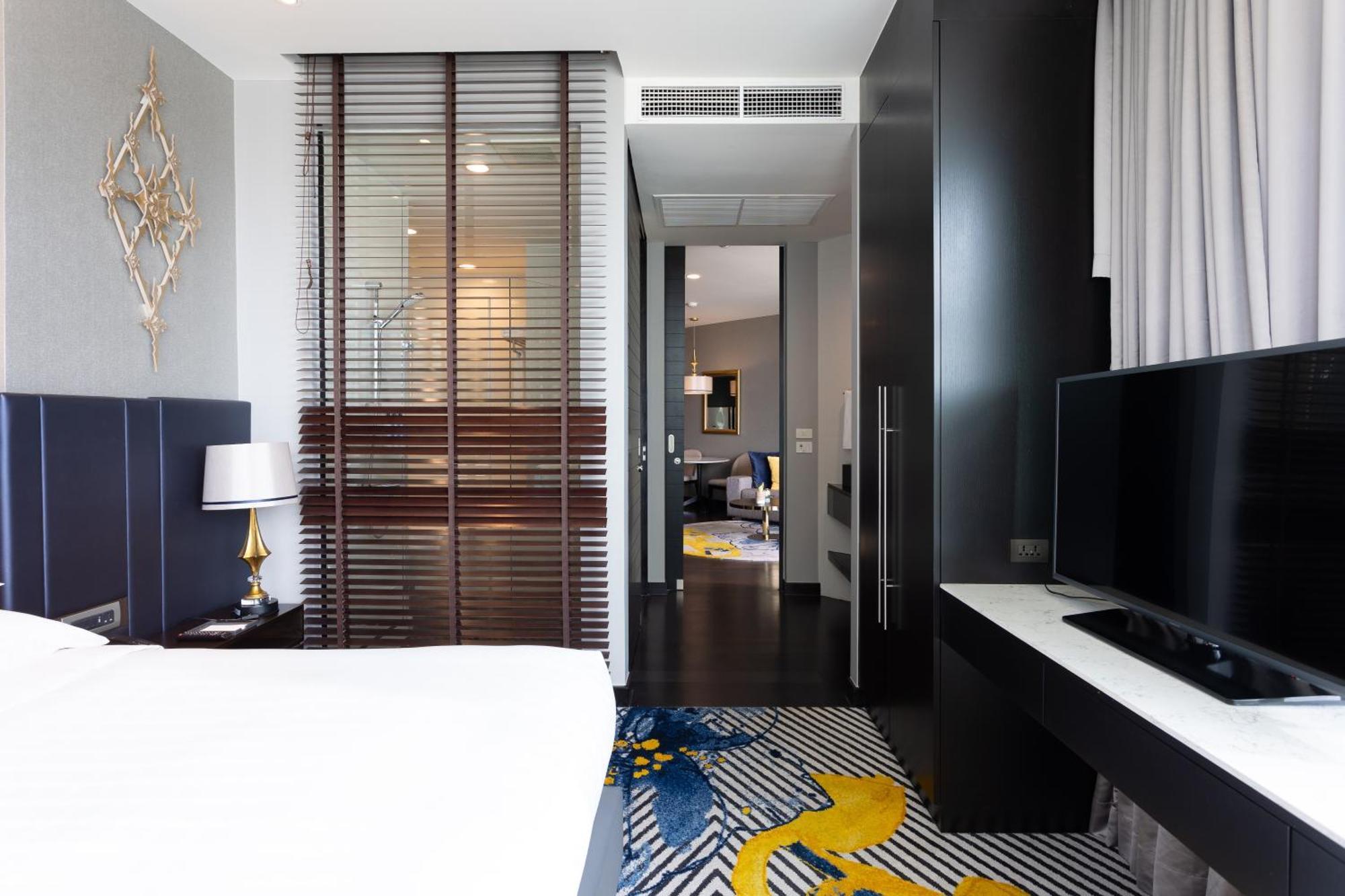Chatrium Hotel Riverside Μπανγκόκ Εξωτερικό φωτογραφία A guest room at the hotel